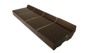 StJoris Zwart 13,0 x 10,5 x 3,2 cm (2 cm klikhoogte)