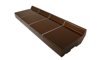 StJoris Bruin 13,0 x 10,5 x 3,2 cm (2 cm klikhoogte)