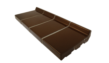 StJoris Bruin 16,0 x 10,5 x 2,5 cm (2 cm klikhoogte) Dun