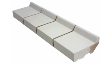 StJoris Wit 10,5 x 10,5 x 3,2 cm (2 cm klikhoogte)