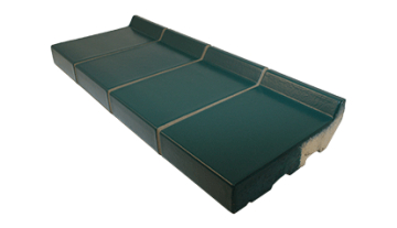 StJoris Blauwgroen 16,0 x 10,5 x 3,2 cm (2 cm klikhoogte)