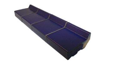 StJoris Blauw 10,5 x 10,5 x 3,2 cm (2 cm klikhoogte)