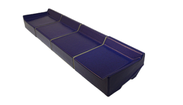 StJoris Blauw 10,5 x 10,5 x 3,2 cm (2 cm klikhoogte) Rechts