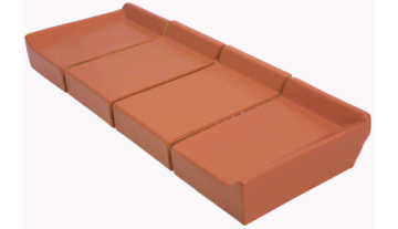StJoris Steenrood 16,0 x 10,5 x 3,2 cm (2 cm klikhoogte) Links