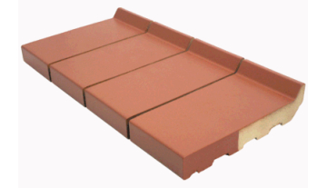 StJoris Steenrood 21,5 x 10,5 x 3,2 cm (2 cm klikhoogte)