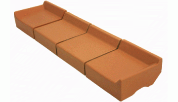 StJoris Lichtrose 10,5 x 10,5 x 3,2 cm (2 cm klikhoogte) Links
