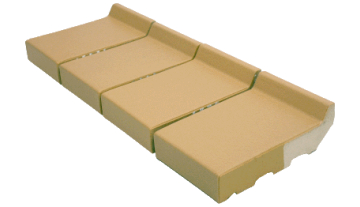 StJoris Geel 16,0 x 10,5 x 3,2 cm (2 cm klikhoogte)