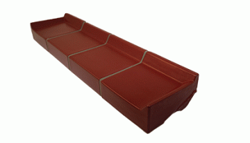 StJoris Rood 10,5 x 10,5 x 3,2 cm (2 cm klikhoogte) Links