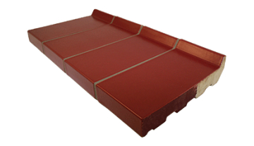 StJoris Rood 21,5 x 10,5 x 3,2 cm (2 cm klikhoogte)