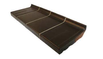 Wienerberger Mat zwart 16,0 x 10,5 x 3,0 cm (2 cm klikhoogte) Groef