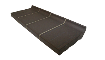 Wienerberger Blauw gesmoord 16,0 x 10,5 x 3,0 cm (2 cm klikhoogte) Groef