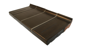 Wienerberger Mat zwart 21,5 x 10,5 x 3,0 cm (2 cm klikhoogte) Groef
