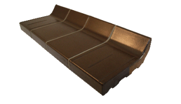 Wienerberger Donker bruin 16,0 x 10,5 x 3,0 cm (4 cm klikhoogte) Hoog Groef