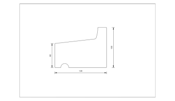 Beton Grijs RD 130 x 60/100
