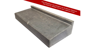 Belgisch arduin geschuurd 160 x 30 / 60