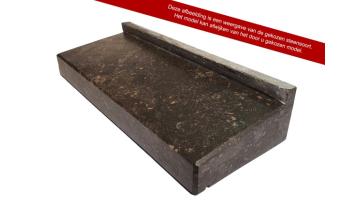 Belgisch arduin donker gezoet 110 x 30 / 60