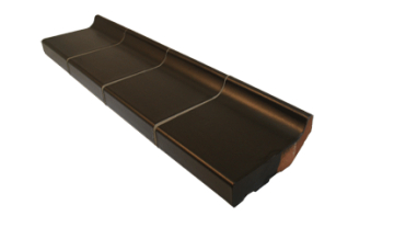 Wienerberger Mat zwart 10,5 x 10,5 x 3,0 cm (2 cm klikhoogte)