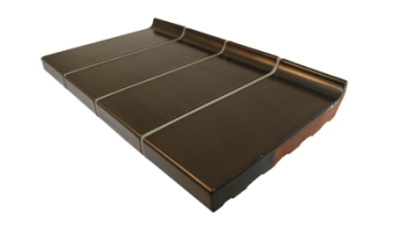 Wienerberger Mat zwart 25,0 x 10,5 x 3,0 cm (2 cm klikhoogte)