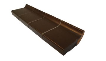 Wienerberger Donker bruin 10,5 x 10,5 x 3,0 cm (2 cm klikhoogte)