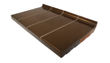 Wienerberger Donker bruin 25,0 x 10,5 x 3,0 cm (2 cm klikhoogte)