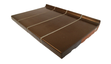 Wienerberger Donker bruin 28,0 x 10,5 x 3,0 cm (2 cm klikhoogte)