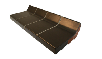 Wienerberger Mat zwart 16,0 x 10,5 x 3,0 cm (4 cm klikhoogte) Hoog